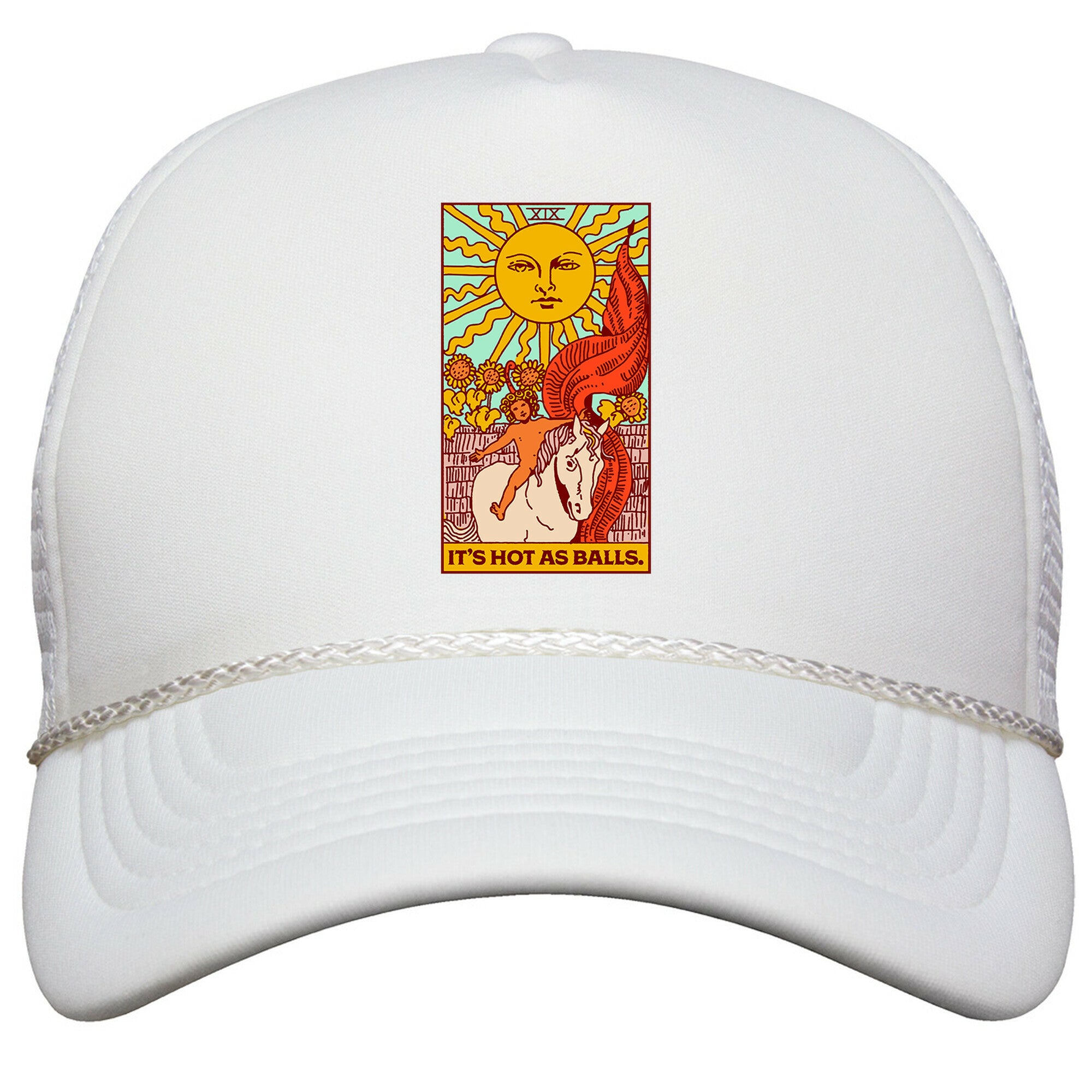Its Hot As Balls \(The Sun Tarot\) Snapback Trucker Hat